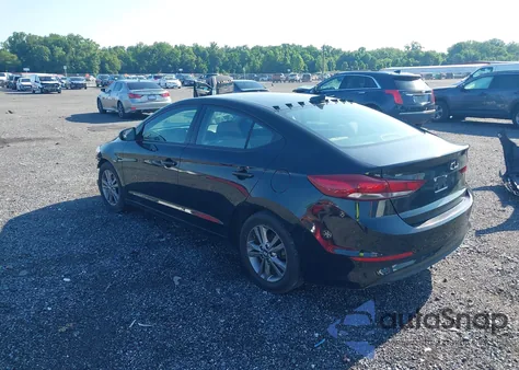 2018 Hyundai Elantra Sel из США, поврежденный, VIN 5NPD84LF5JH387862